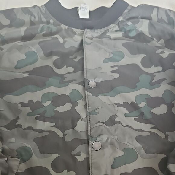 Old Navy Green Bomber Jacket with Ribbed Cuffs - Picture 16 of 16